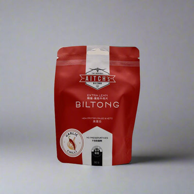 Aitchs Biltong - Garlic Chilli Extra Lean Biltong 30g (For Human)