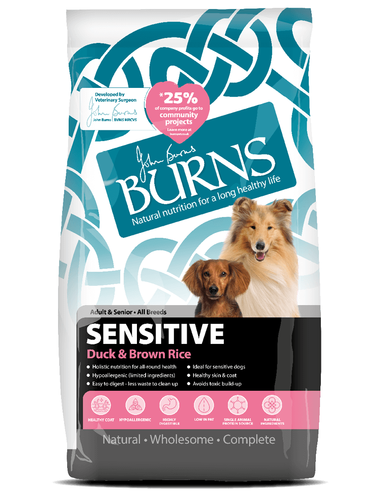 BURNS Sensitive+ Duck & Brown Rice (Dog) 2kg #BSCD