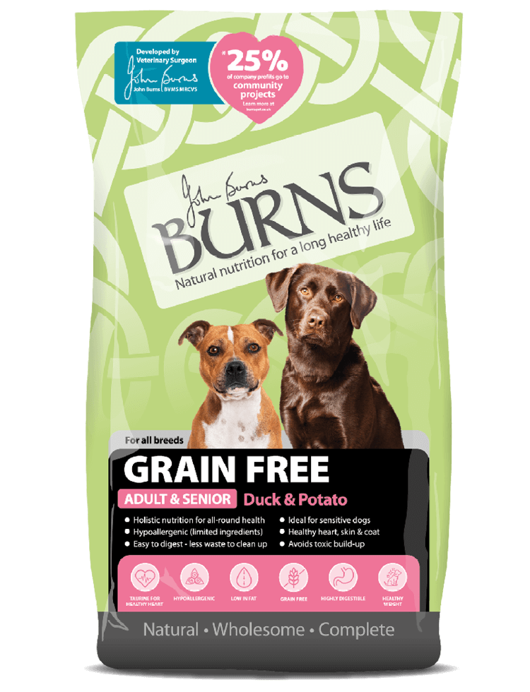 BURNS Grain Free Duck & Potato (DOG) 2kg #BSCFDA2