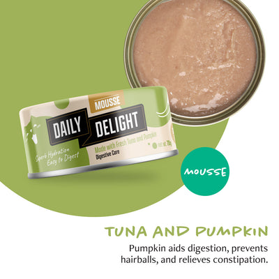 Daily Delight Mousse - Tuna And Pumpkin 70g #DD612-SPCA HK