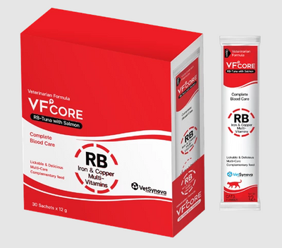 VF+CORE 貓用鐵銅補給肉泥小食 吞拿魚混三文魚味