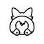 SPCA Tattoo - Corgi