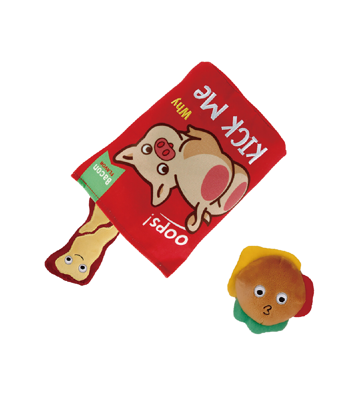 GiGwi Foody Friendz dental toys - Bacon Bread