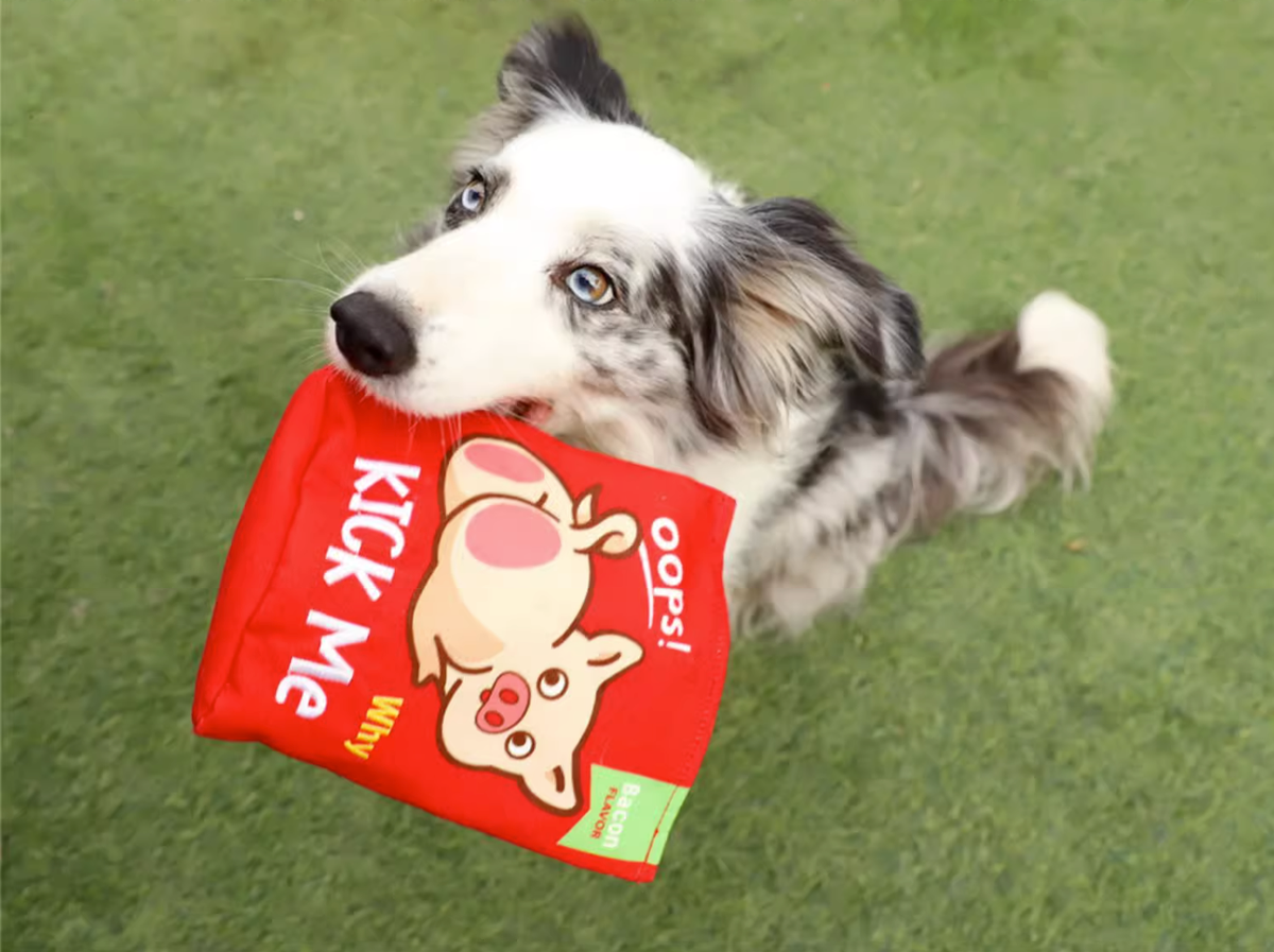 GiGwi Foody Friendz dental toys - Bacon Bread