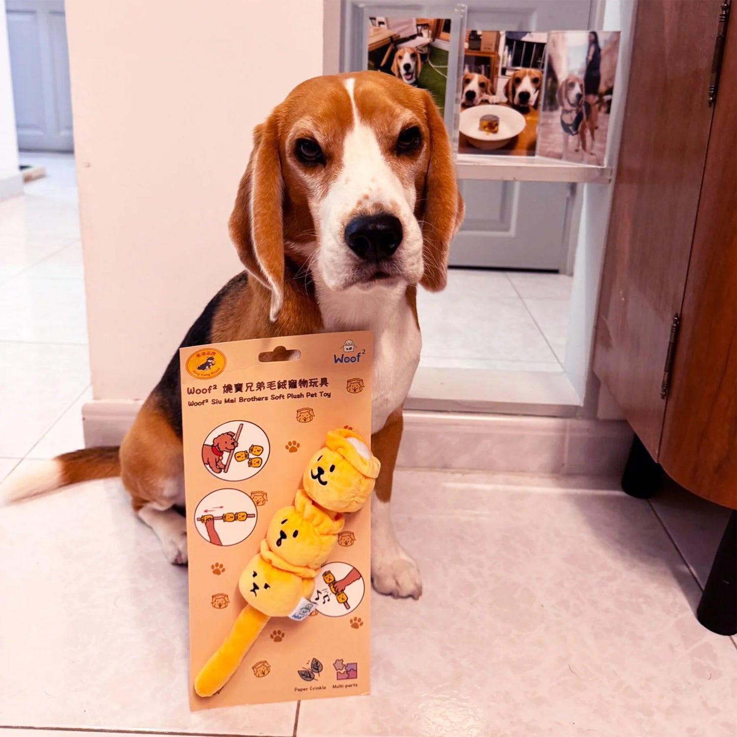 Woof² | Siu Mai Brothers Soft Plush Pet Toy