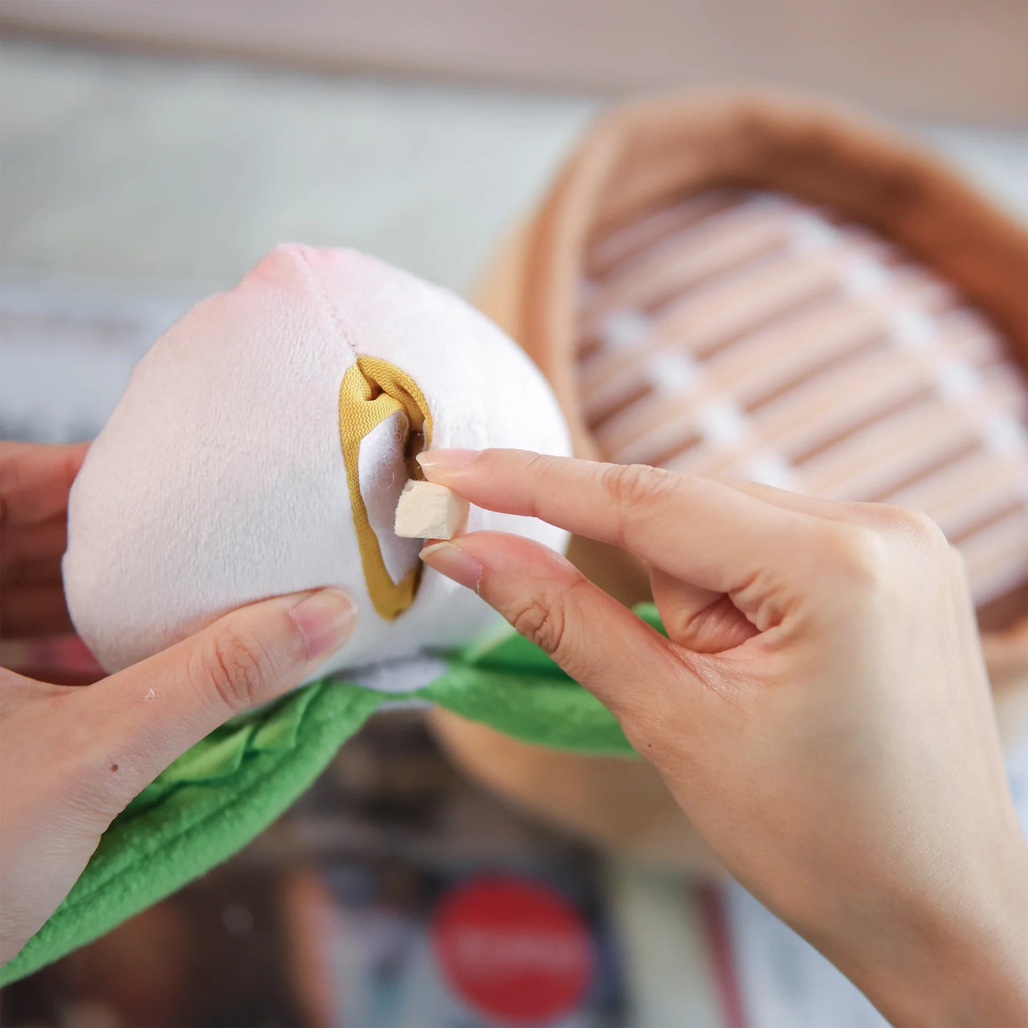 Woof² | Chinese Birthday Peach Bun 3-in-1 Nosework Soft Plush Pet Toy