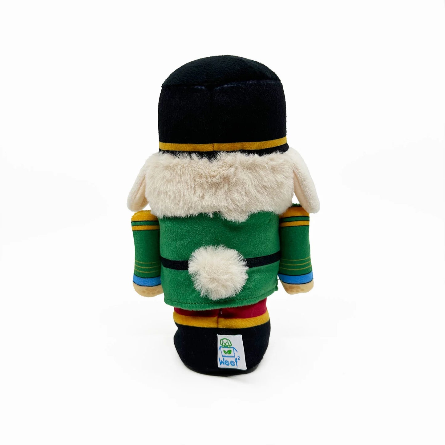 Woof² | Nutcracker Treat-Dispensing Soft Plush Pet Toy