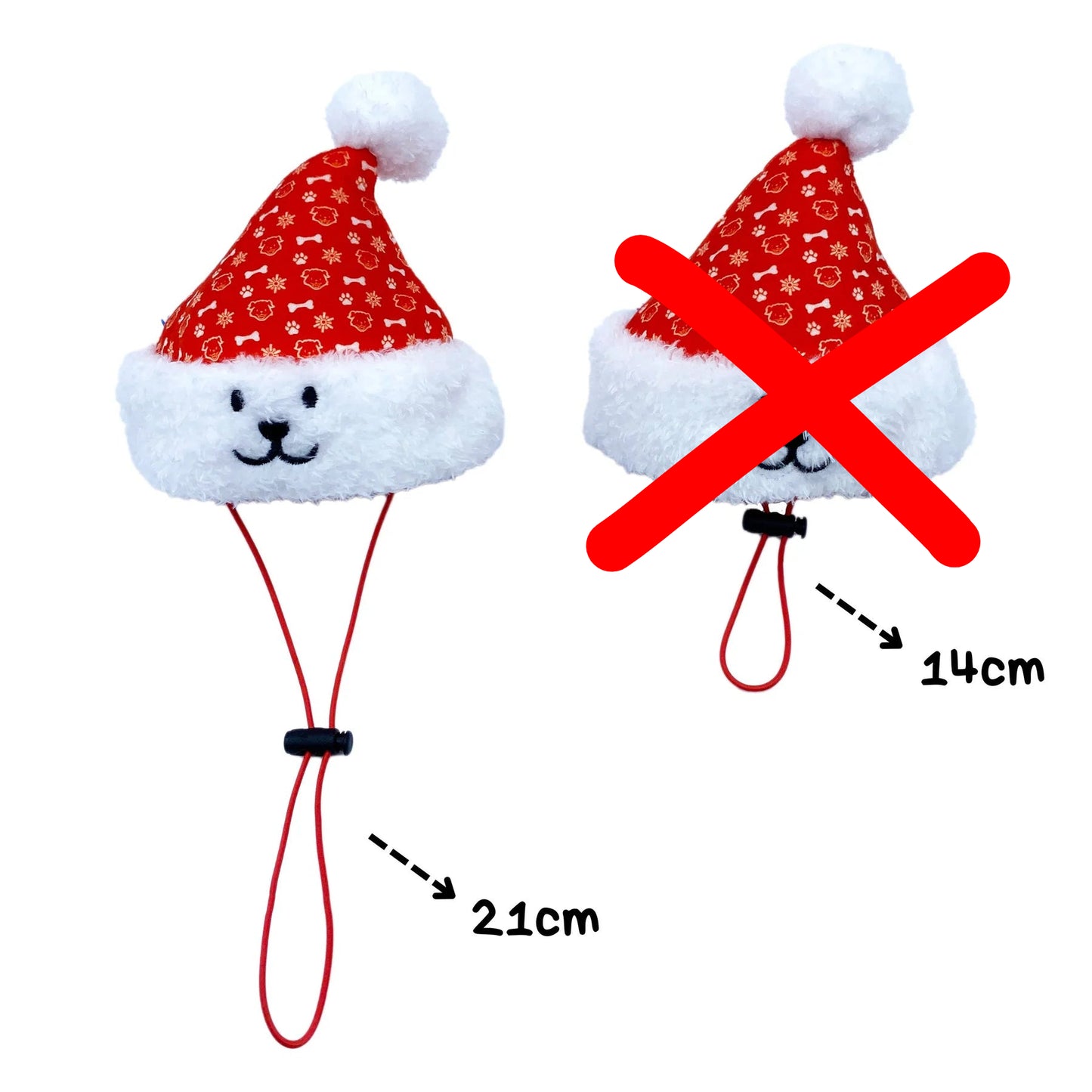 Woof² | Christmas Santa Hat Nosework Soft Plush Pet Toy