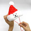 Woof² | Christmas Santa Hat Nosework Soft Plush Pet Toy