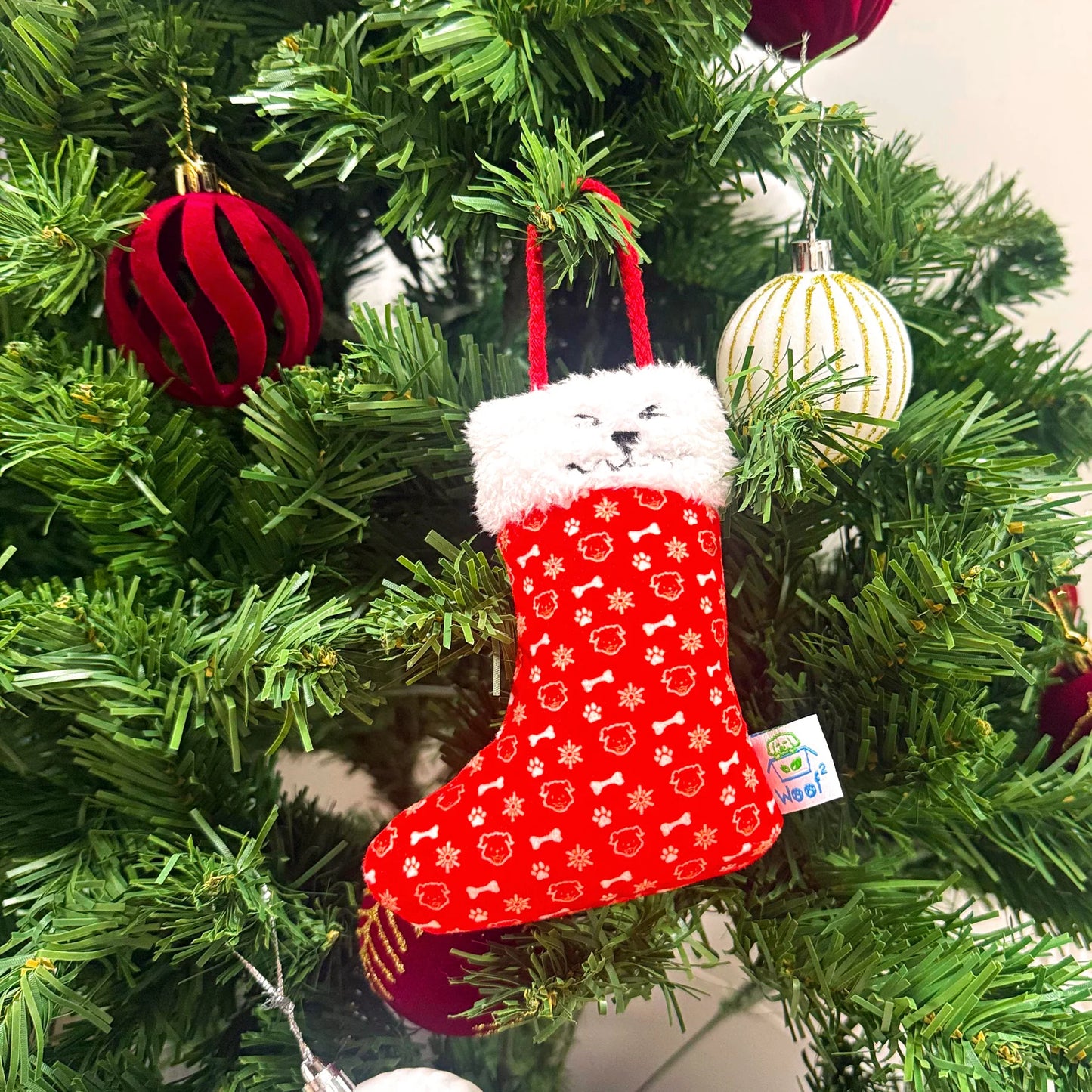Woof² | Christmas Stocking Nosework Soft Plush Pet Toy