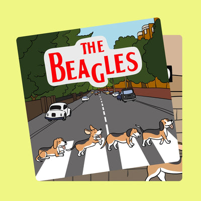 Woof² 'The Beagles - Queen's Road' Card