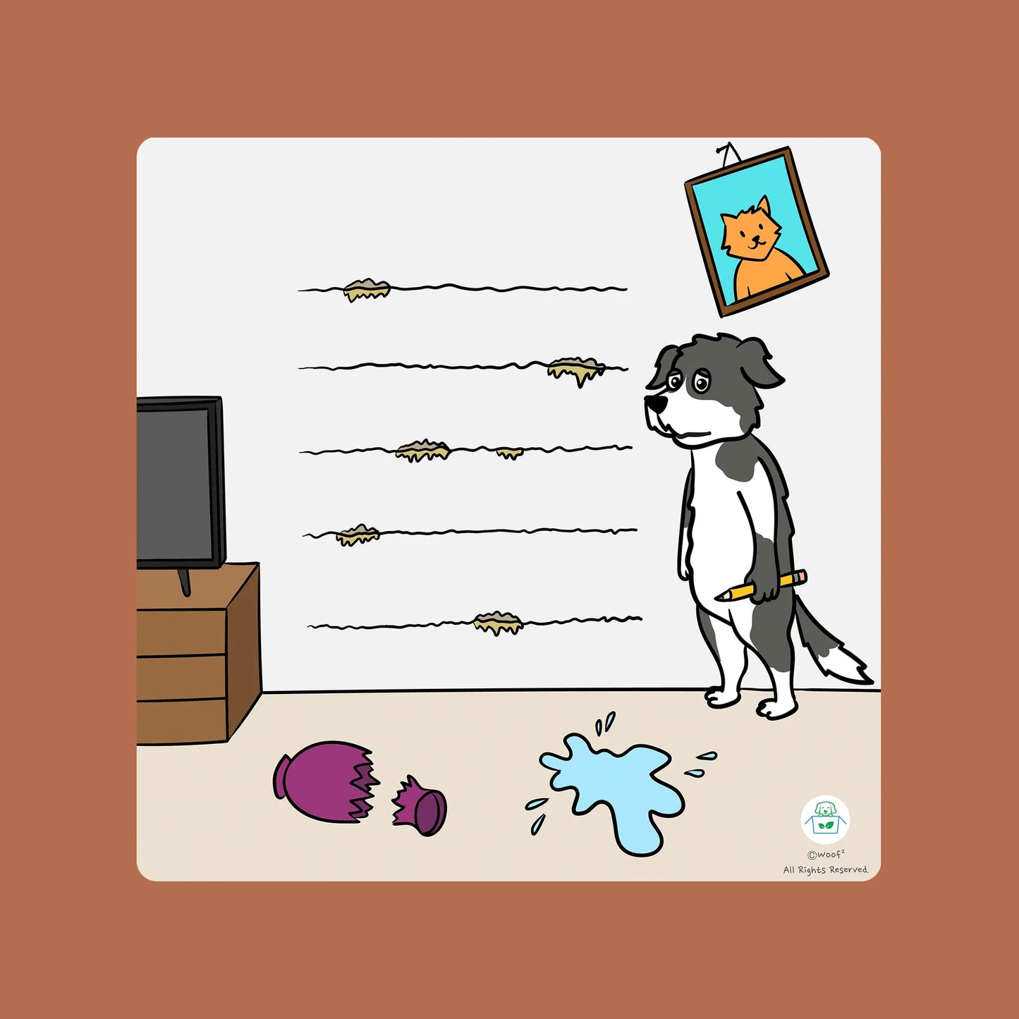 Woof² 'I'm Sorry' Card