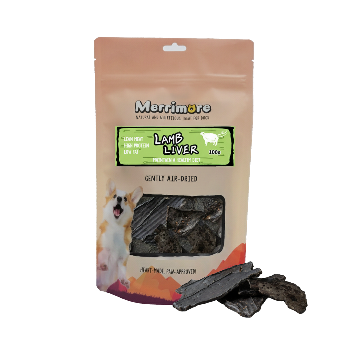 Merrimore Lamb Liver 羊肝脆片 100g