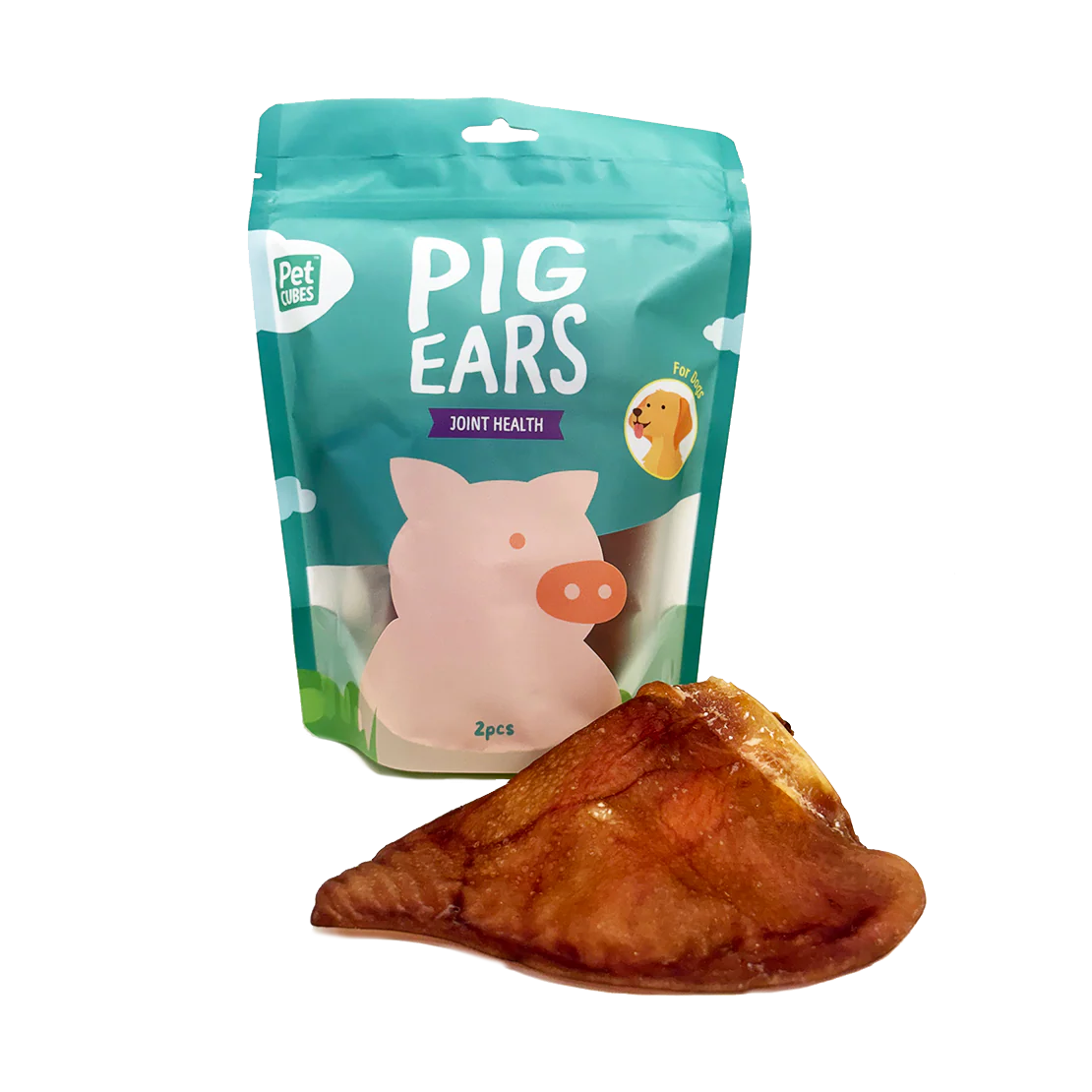 PETCUBES- Air-Dried Pig Ears 2pcs - SPCA HK