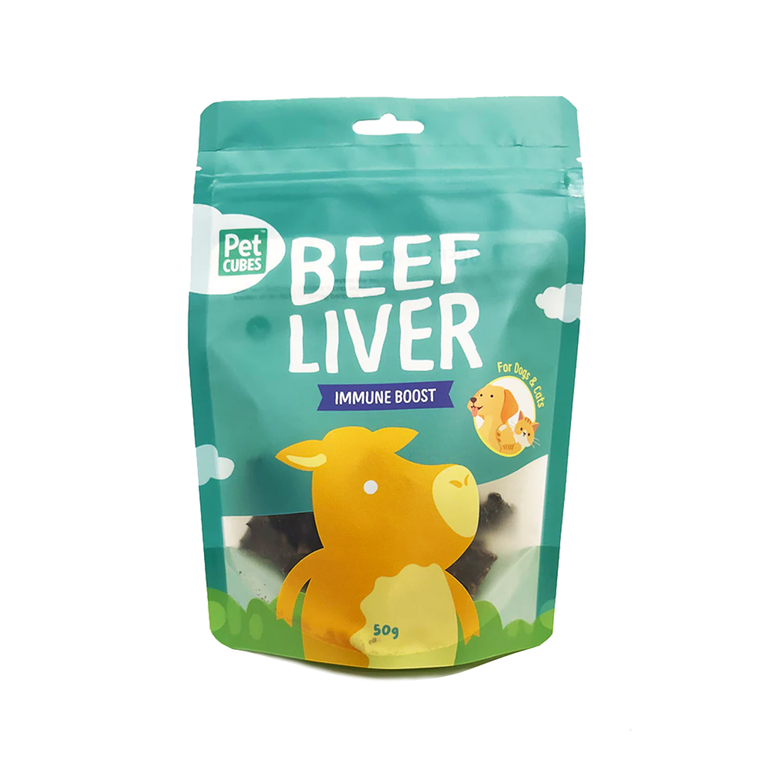 PETCUBES Air-Dried - Beef Liver 50g #ADTBLI - SPCA HK
