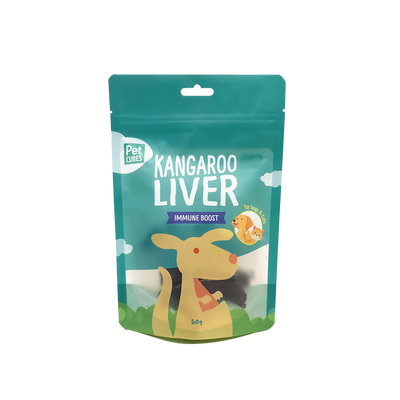 PETCUBES Air-Dried - Kangaroo Liver 50g #ADTKLI - SPCA HK