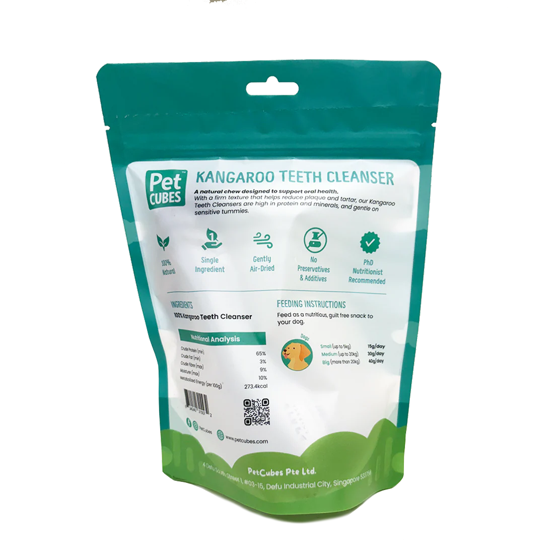 PETCUBES Air-Dried -Kangaroo Teeth Cleanser #ADTK - SPCA HK