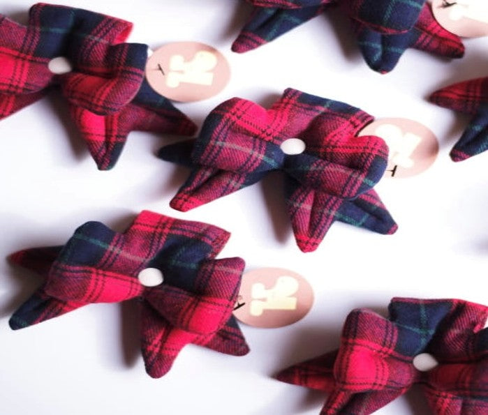 HIKOINU - 格紋蝴蝶結