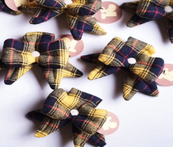 HIKOINU - 格紋蝴蝶結