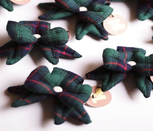 HIKOINU - 格紋蝴蝶結