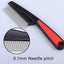 Flea Comb W/Red & Black Handle (L) #PC01113002