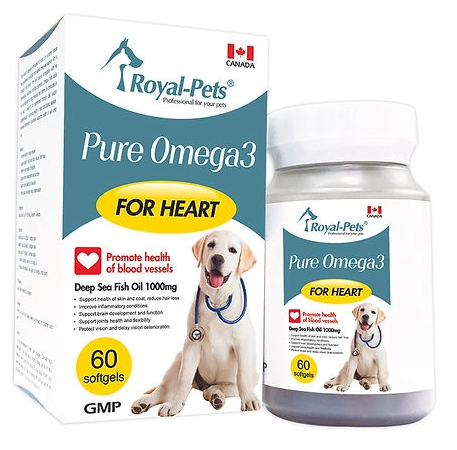 Royal-Pets - 純正魚油丸60粒軟膠囊