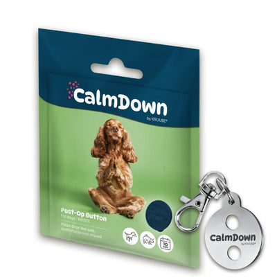 KRUUSE CalmDown Dog Tag Kit (1 Tag & 1 Button)