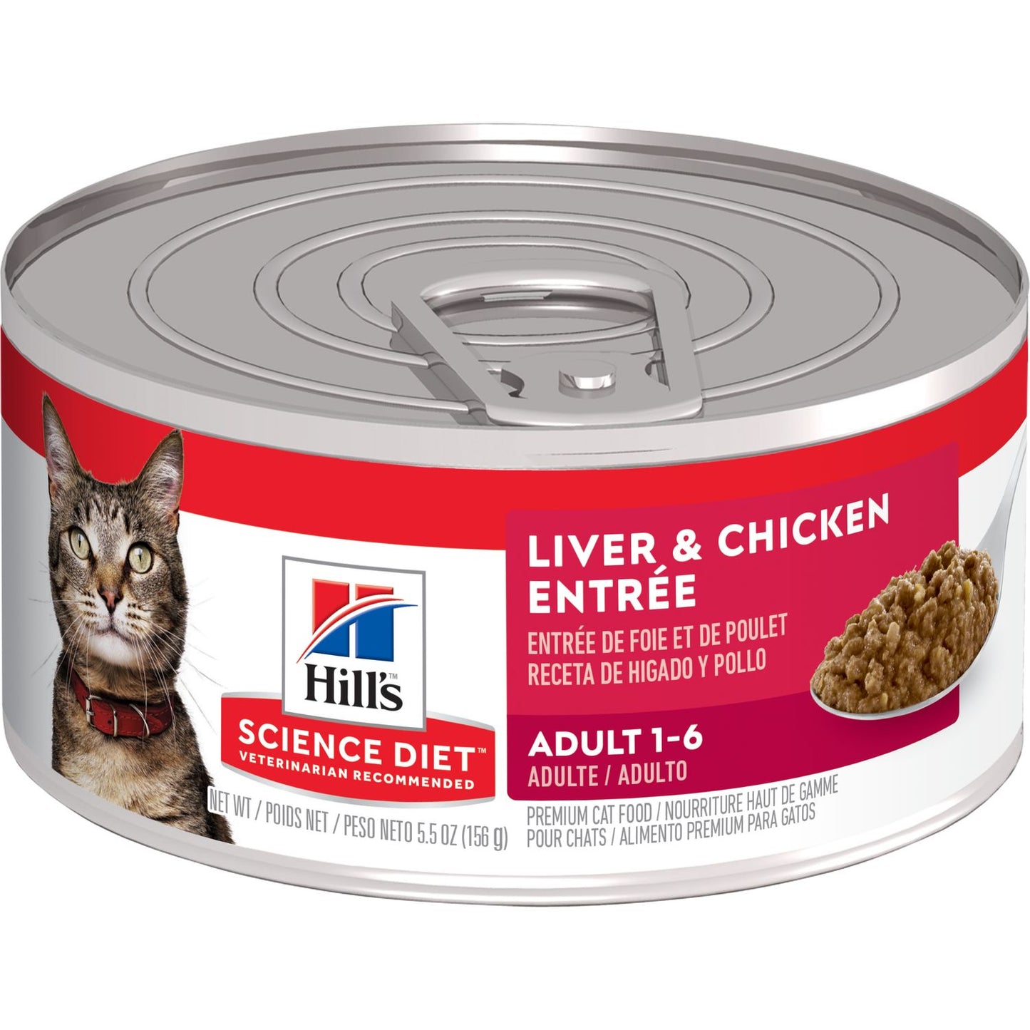 Hills Science Diet Adult Liver & Chicken Entrée Cat Food 5.5oz - SPCA HK