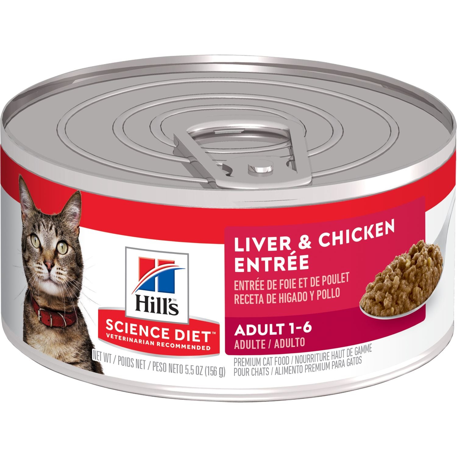 Hills Science Diet Adult Liver & Chicken Entrée Cat Food 5.5oz - SPCA HK