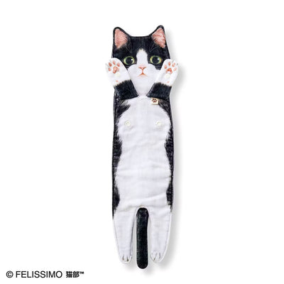 Cat Towels - Vertical (Black & White)