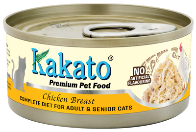 Kakato Complete Diet -Chicken Breast 70g for Adult & Senior Cats