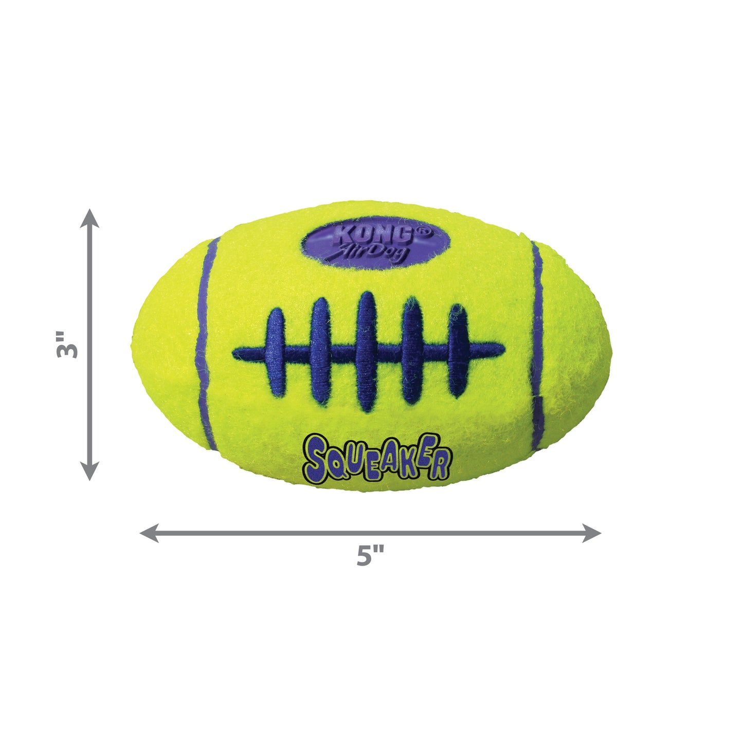 Kong Air Squeaker Football (M) #ASFB2