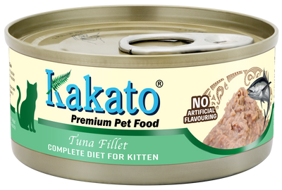 Kakato 全營養主食罐（吞拿魚）70g｜幼貓1–12個月及增重配方