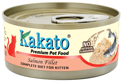 Kakato Complete Diet- Salmon 70g for Kitten & Weight Gain Formula