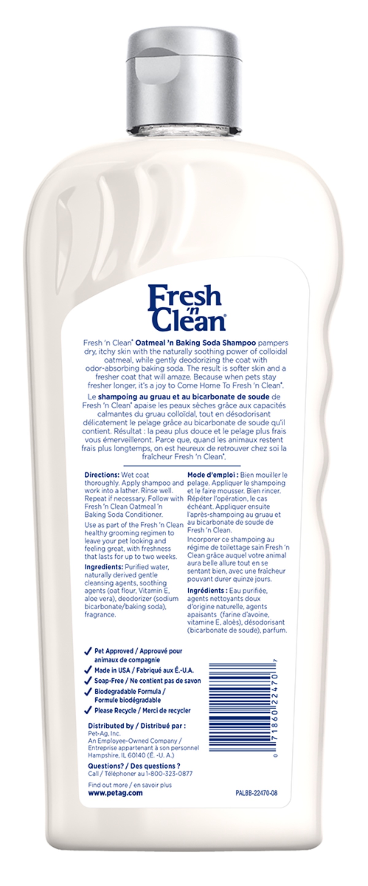 Freshn Clean Oatmeal & Baking Soda Shampoo 18oz