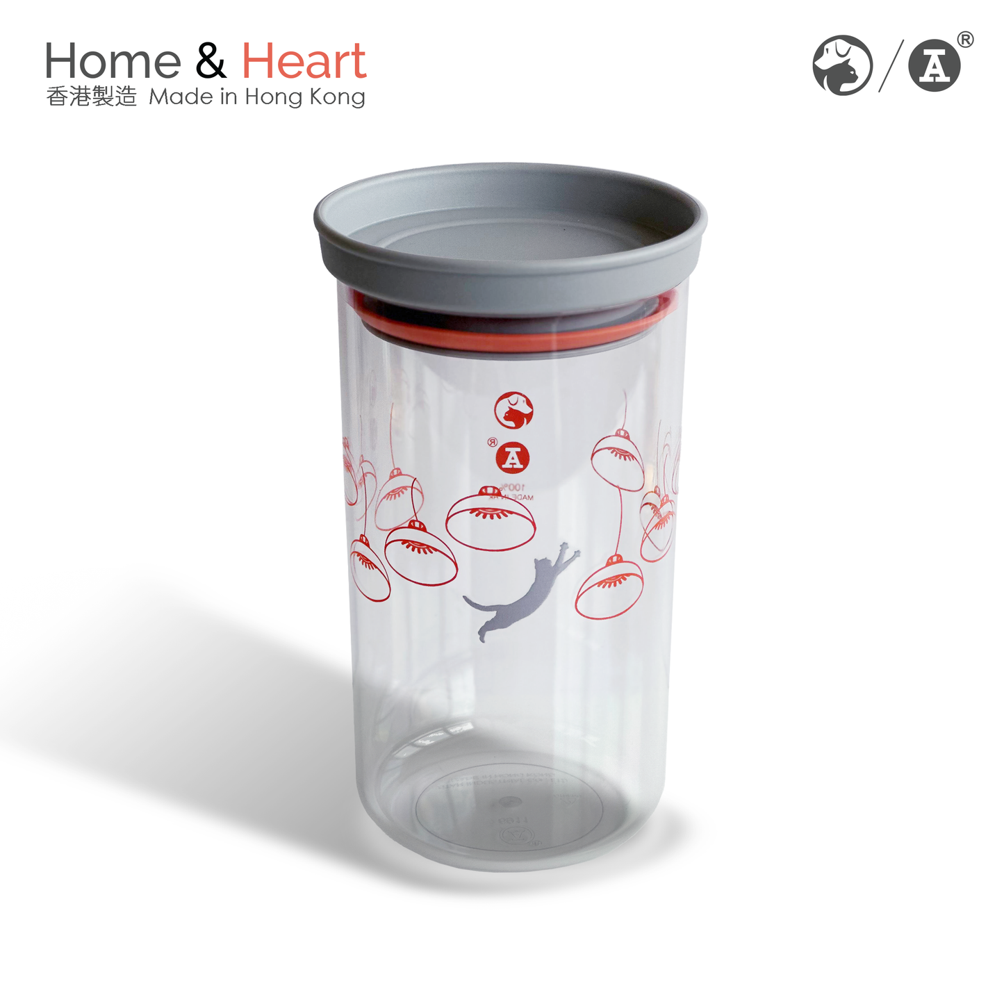 Home & Heart: SPCA x Red A Collection Canister (L) – Cat / Dog