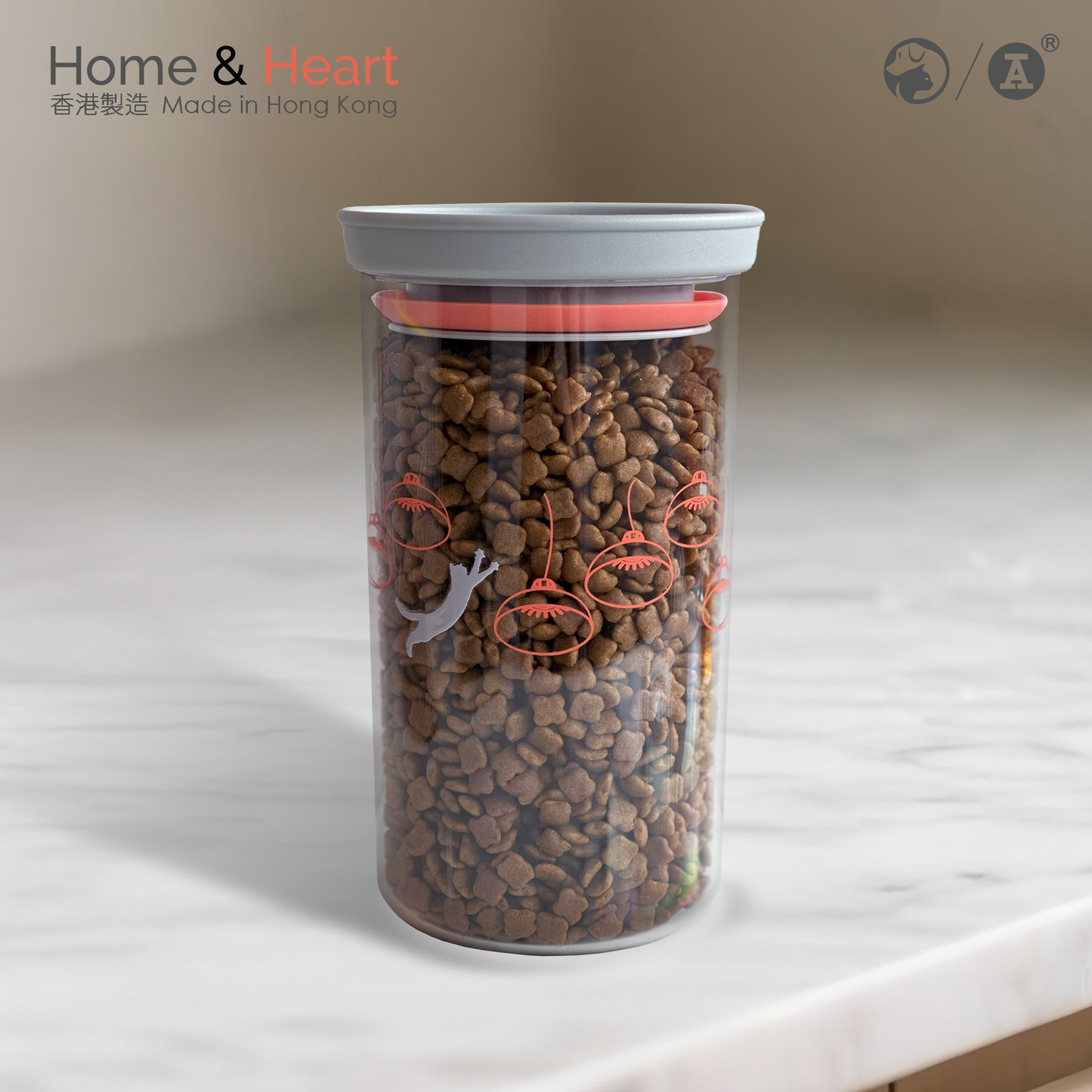 Home & Heart: SPCA x Red A Collection Canister (L) – Cat / Dog