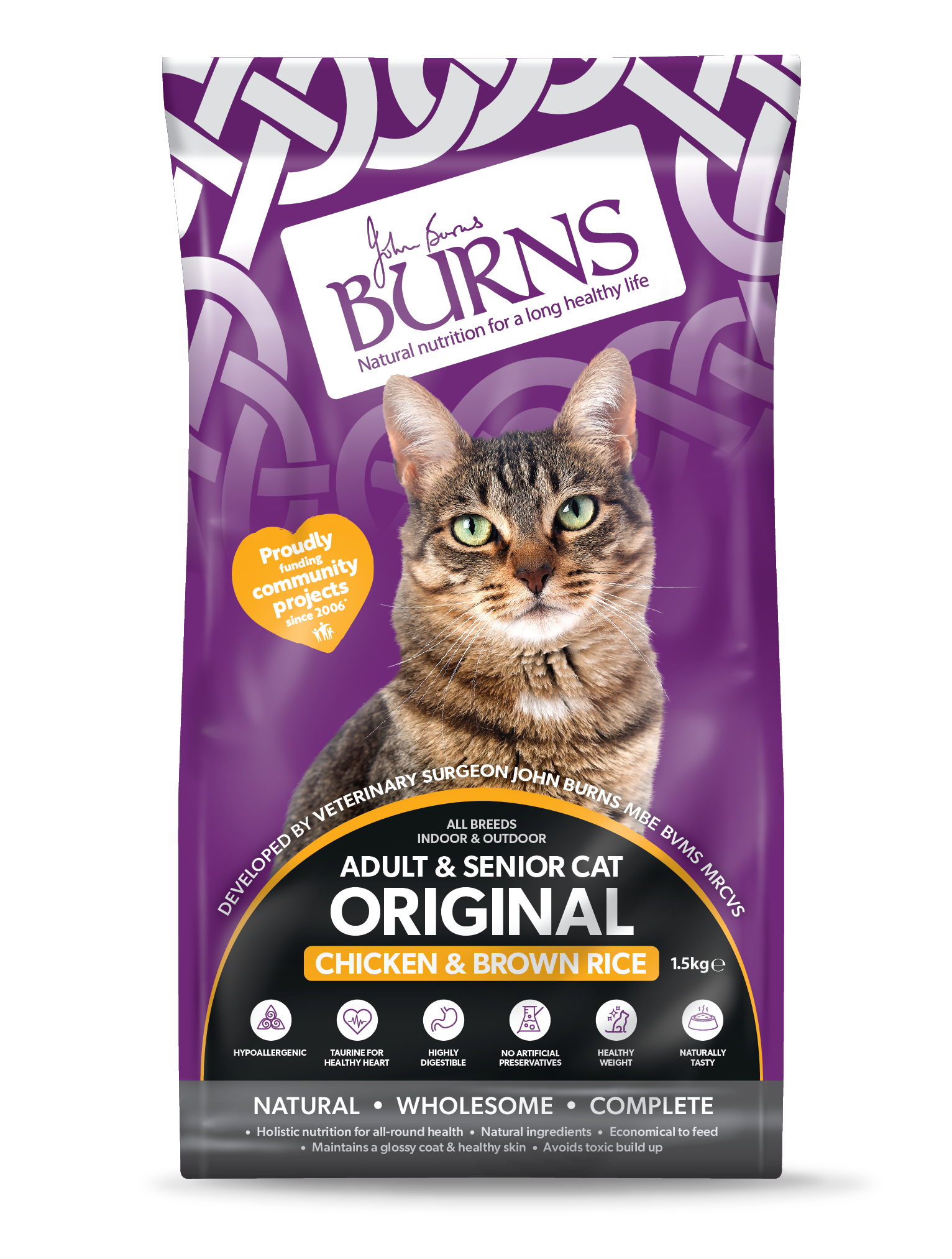 Burns Original Cat Chicken and Rice 1.5kg - SPCA HK