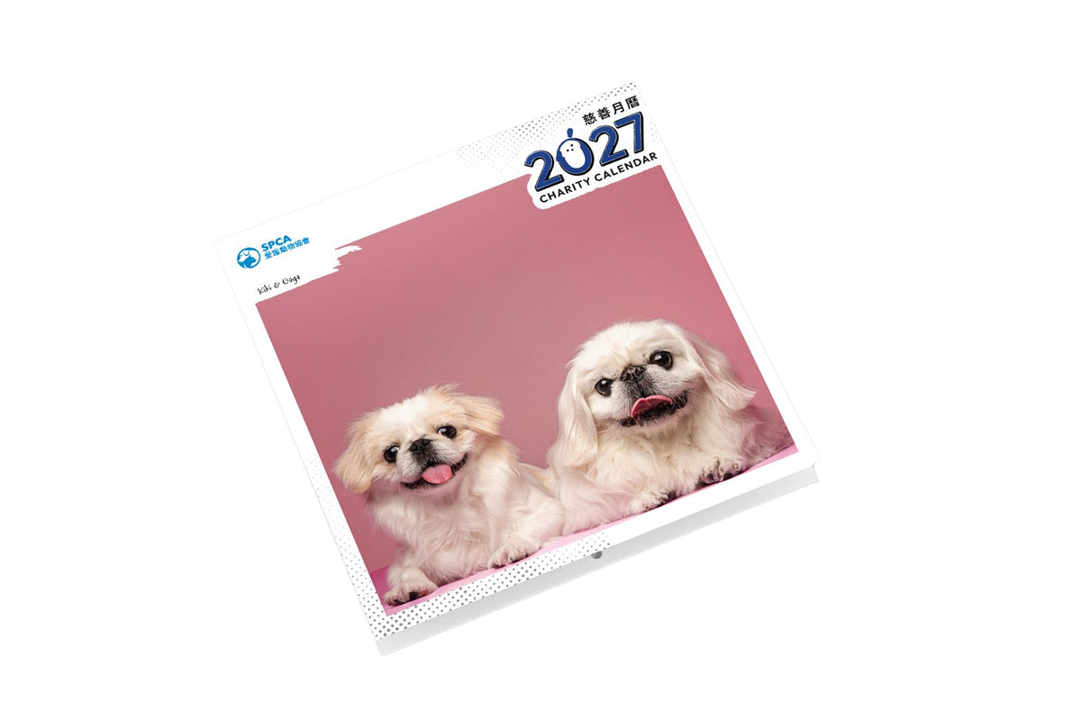 SPCA 狗狗掛牆月曆 2027