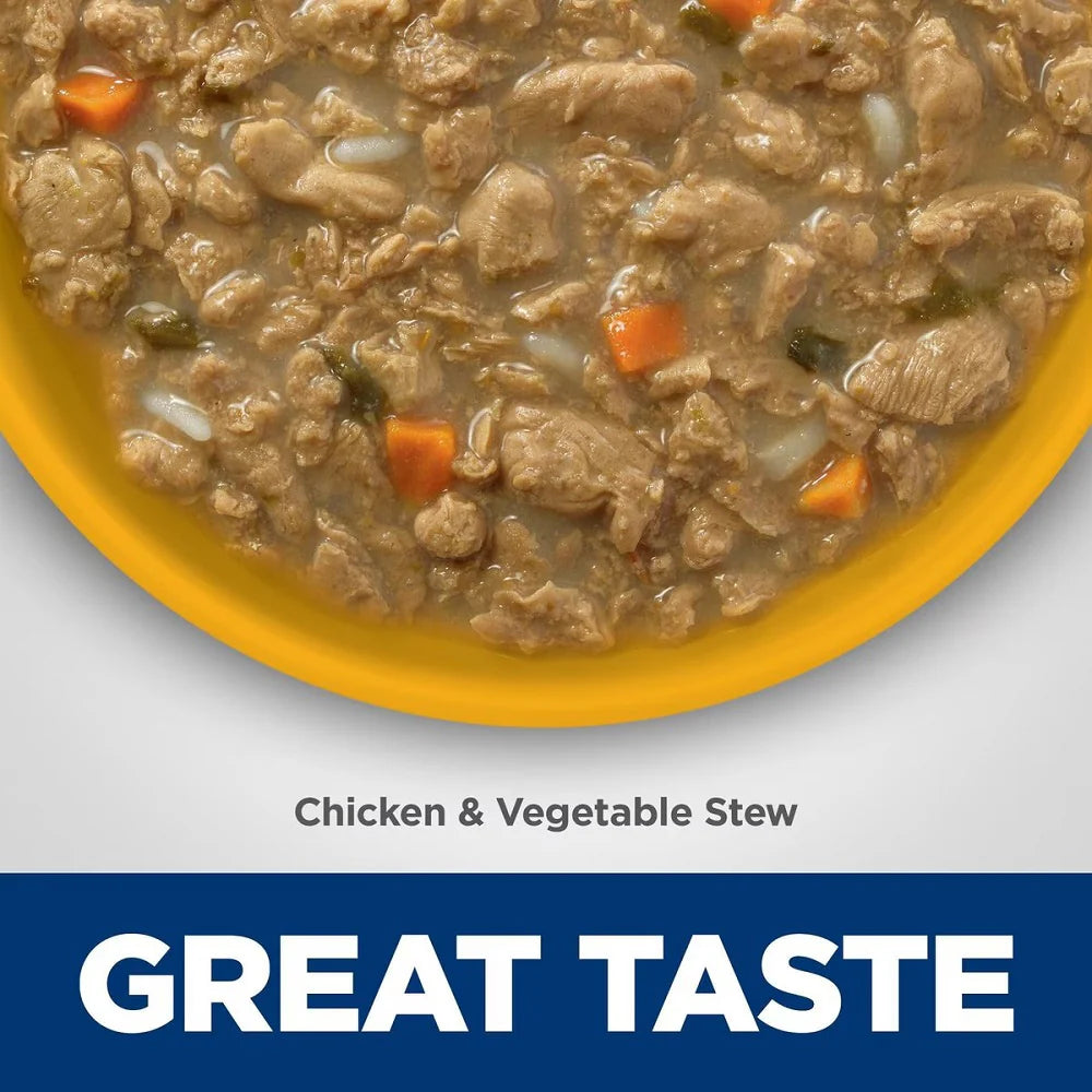 Hills' Science Diet - Adult 7+ Senior Vitality Chicken & Vegetable Stew Cat Wet Food 2.9oz #10767 - SPCA HK