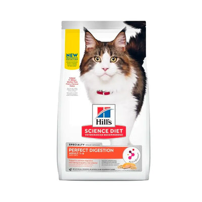 Hill's Science Diet Adult Perfect Digestion Salmon, Brown Rice, and Whole Oats Recipe Cat Food 3.5LB
