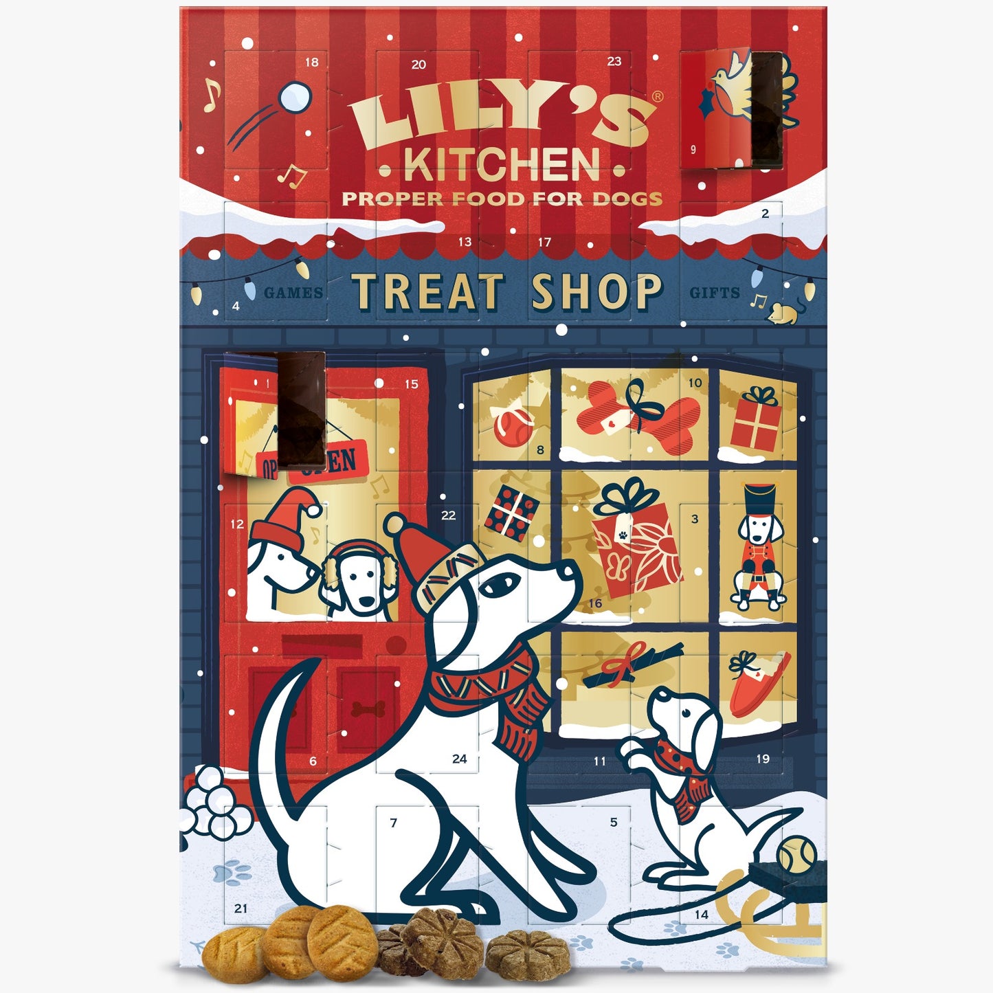 Lilys Xmas 聖誕倒數曆-含狗小食 100g(預訂款)
