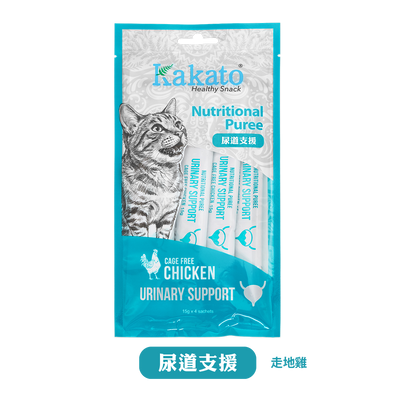 Kakato Nutritional Puree - Urinary Support - Cage Free Chicken (15gx4)
