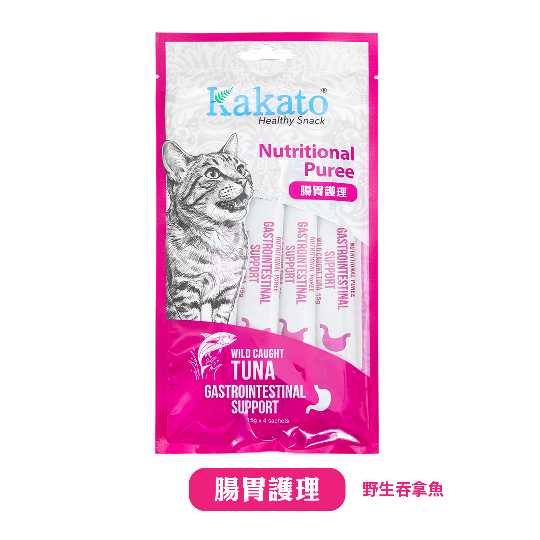 Kakato Nutritional Puree - Gastrointestinal Support - Wild Caught Tuna (15gx4)