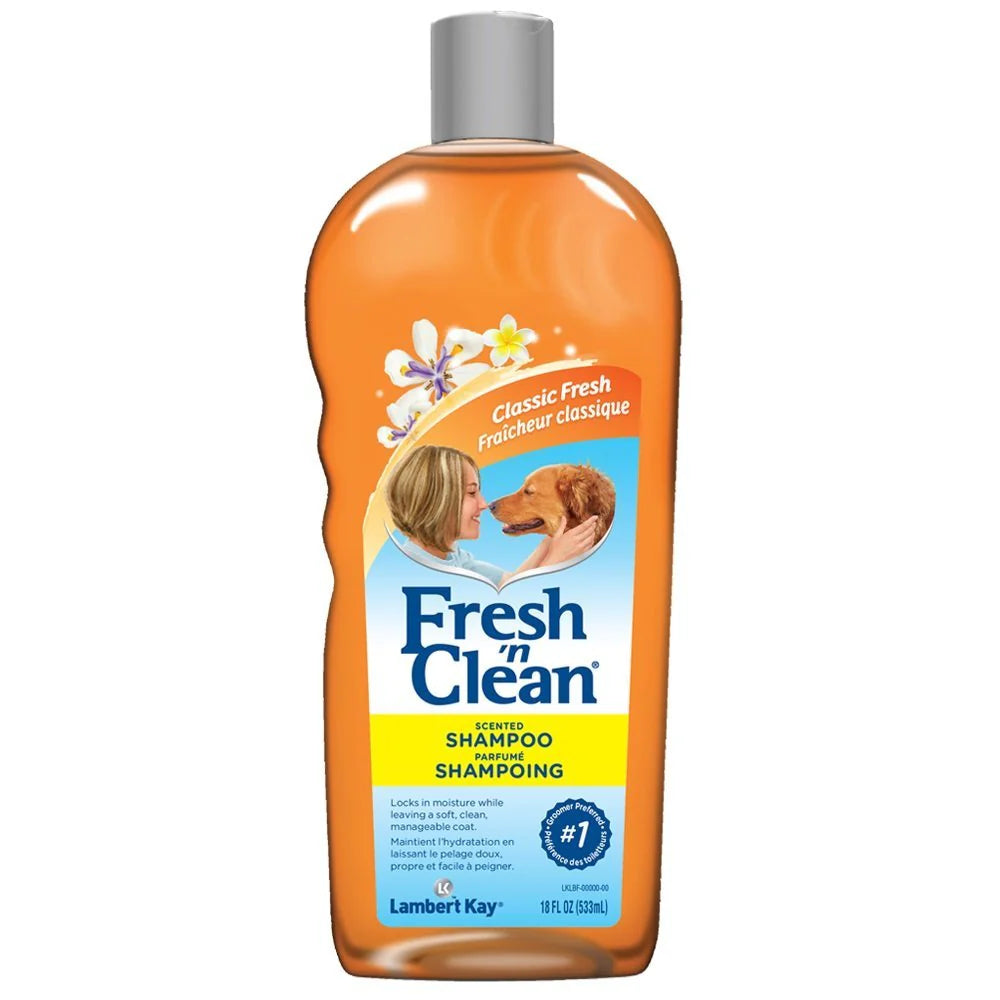 Fresh n Clean Original Classic Fresh Scented Pet Shampoo for Dogs & Cats 18oz - SPCA HK