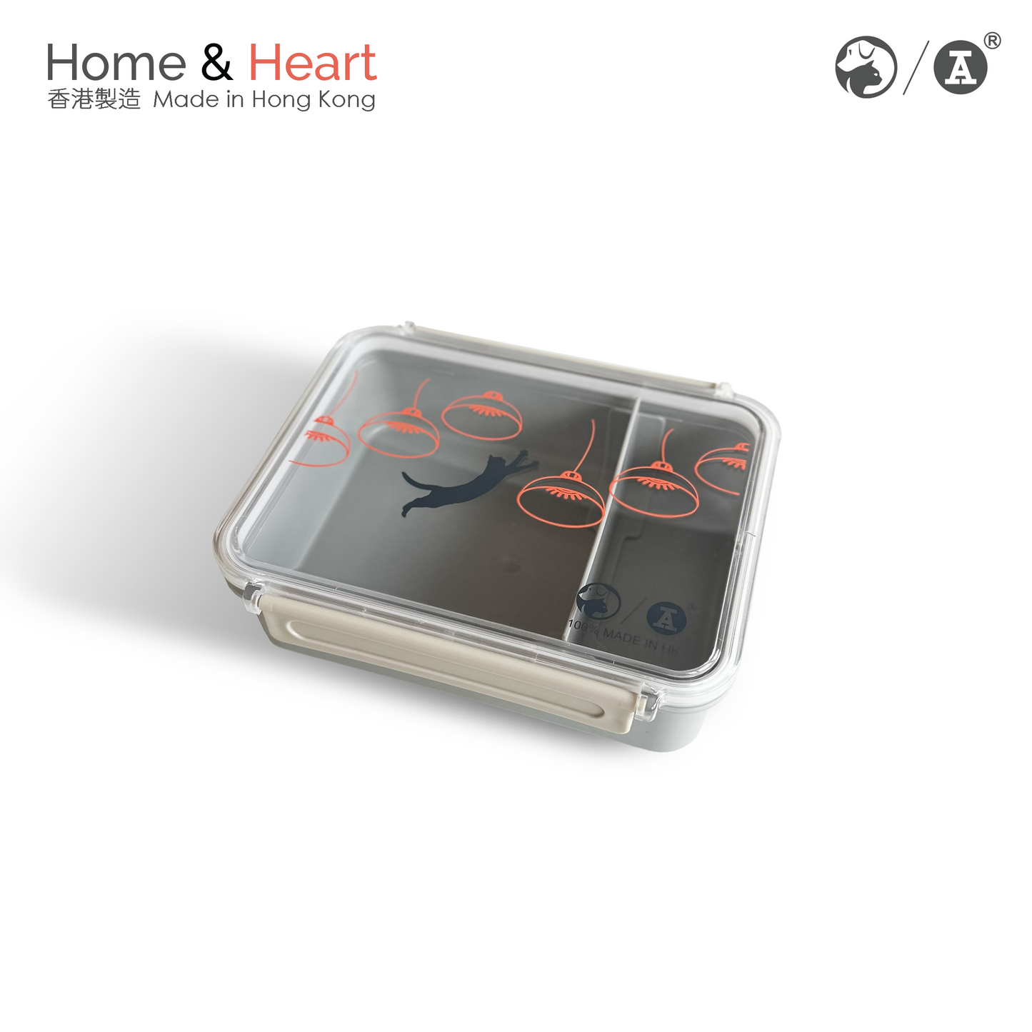 紅A xSPCA 食物盒+儲物瓶套裝