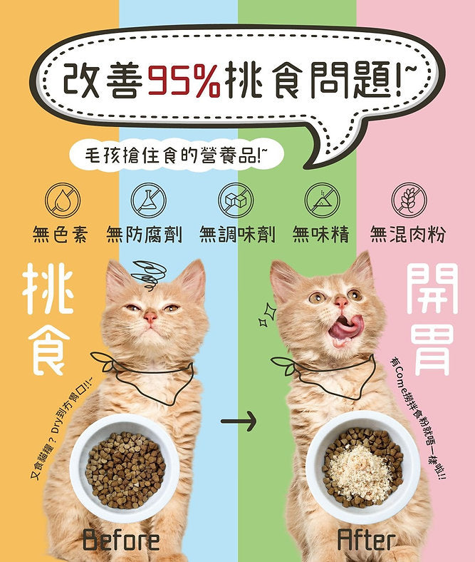 NATURAL KITCHEN POWER Toppings-Chiicken & Yolk 120g - SPCA HK