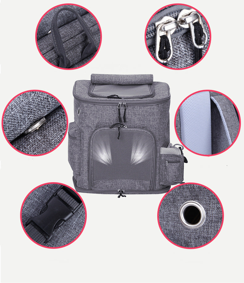 Pets Backpack - Deep Grey