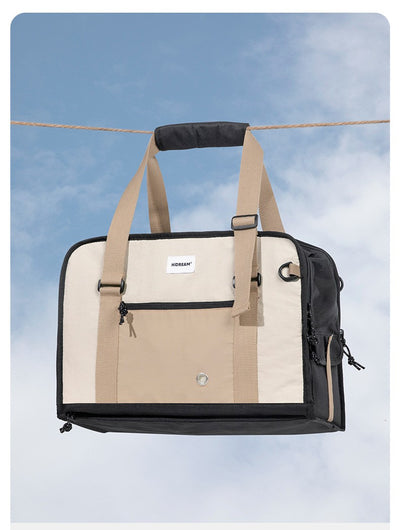 HiDream Pet Shoulder Bag - Grey/Kahki