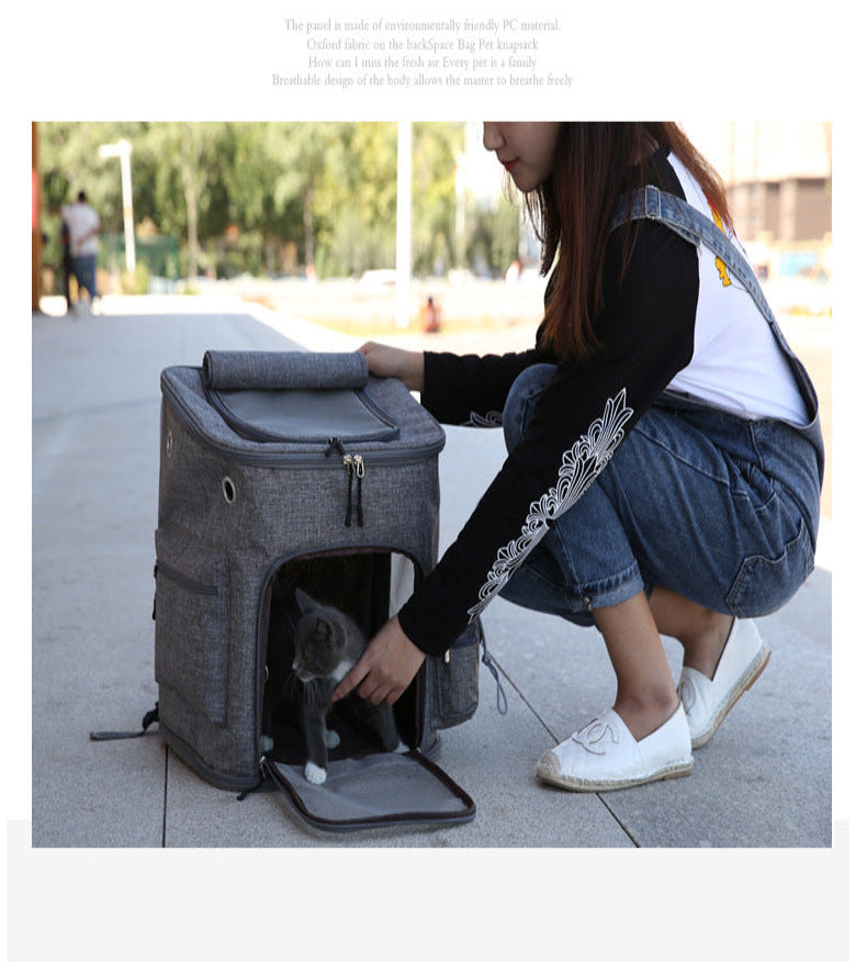 Pets Backpack - Deep Grey